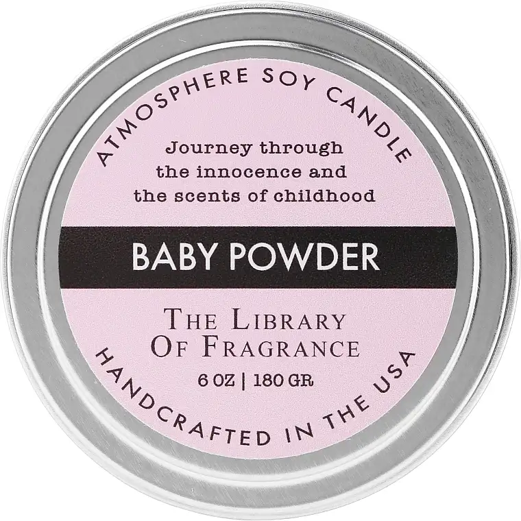 Aromatisk soja stearinlys "Babypudder" 46542635