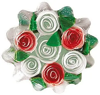 Glycerin sæbe "Rose Fantasy“, hvid-rød 91284012