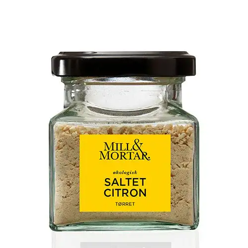 Saltet Citron Økologisk | 40 gr