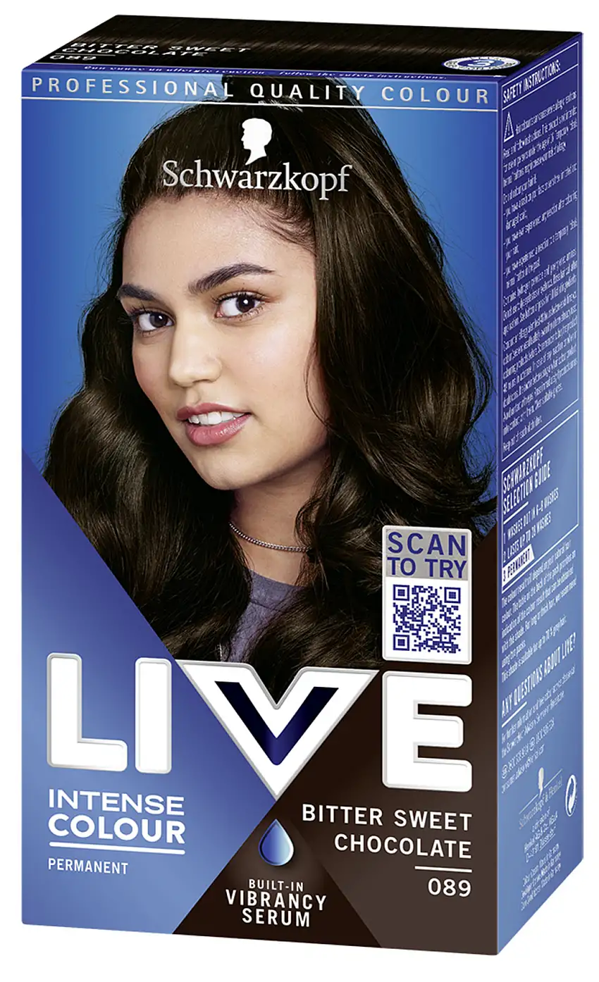 Schwarzkopf LIVE Intense Color Hårfarve 89 Bittersweet Chocolate