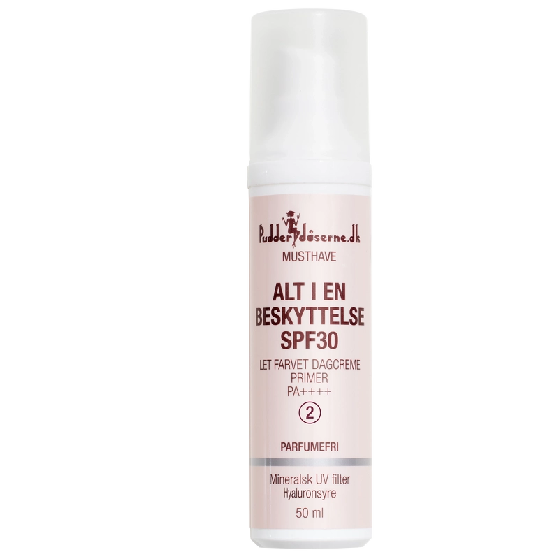 Pudderdåserne Alt i en Beskyttelse SPF 30 - 002 50 ml