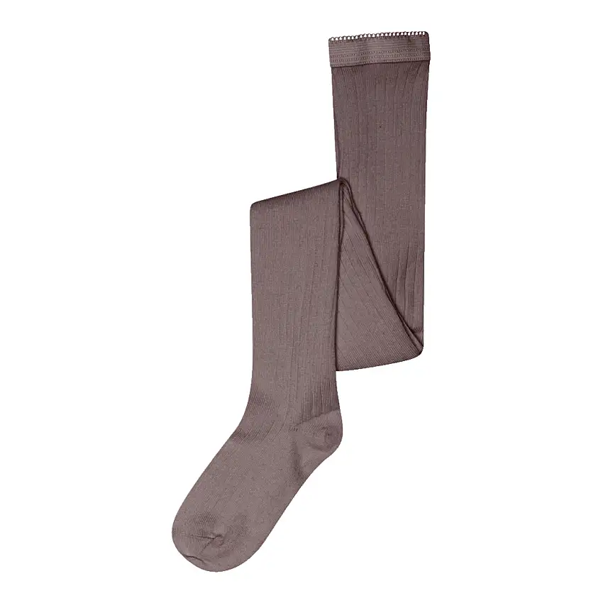 MPkids Wool Rib Tights Dark Purple Dove 100