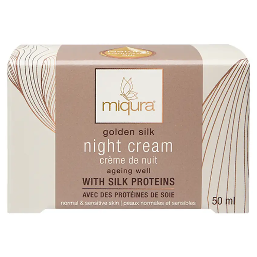 Miqura Care Night Cream Anti Age - Golden Silk 50 ml