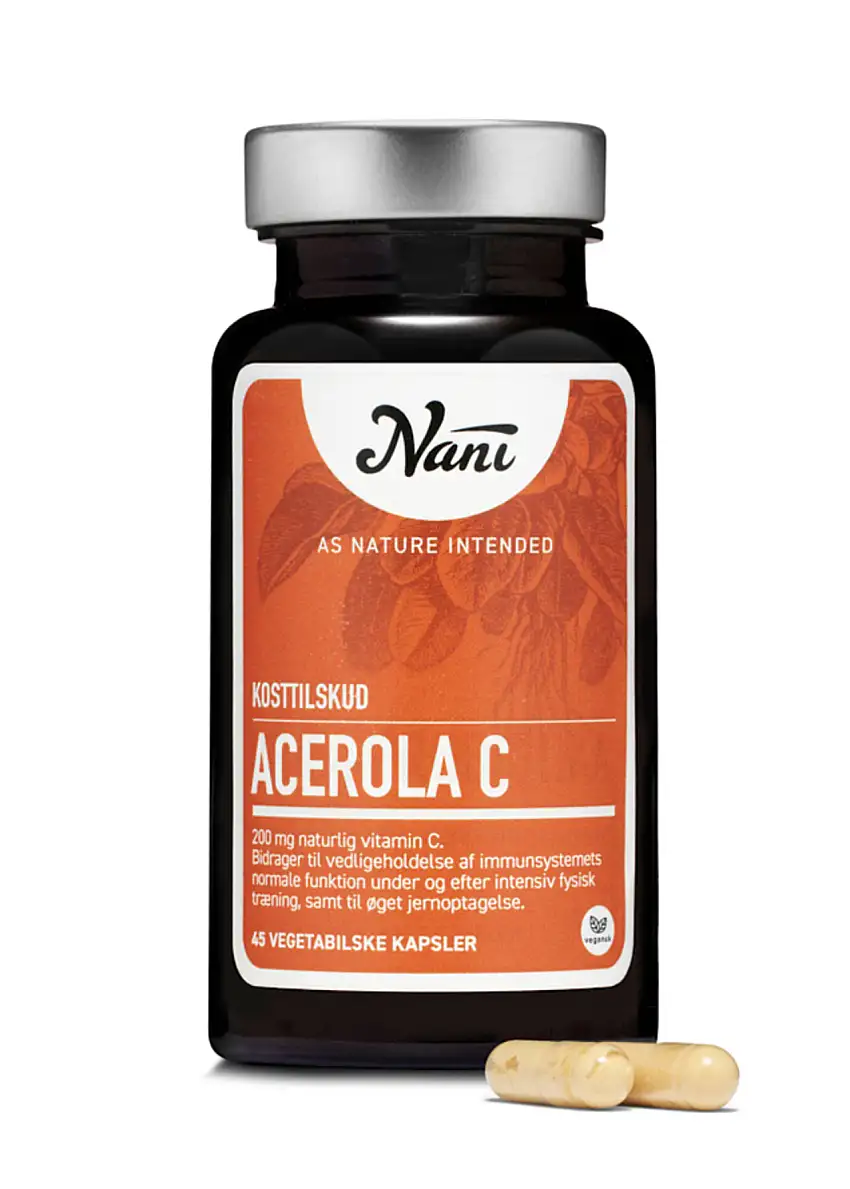 Nani Acerola C Vitamin på Planteform 45 kaps