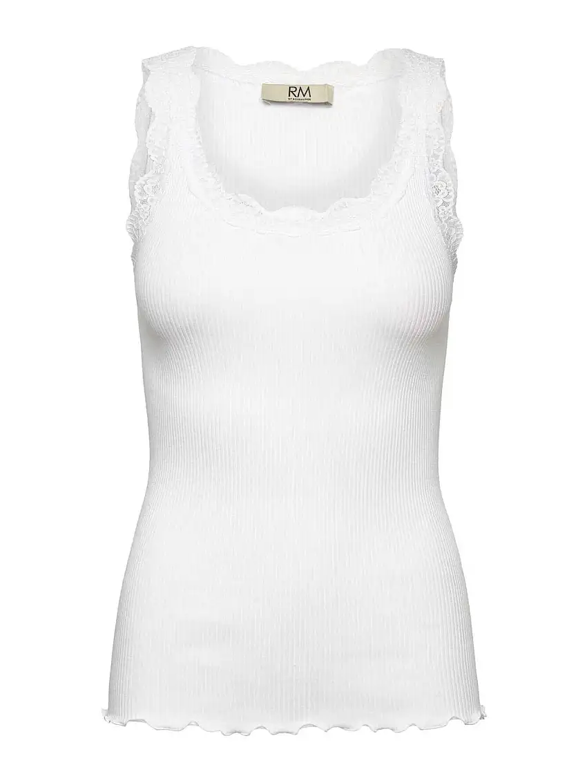 Rosemunde Lace Tank Top New White M