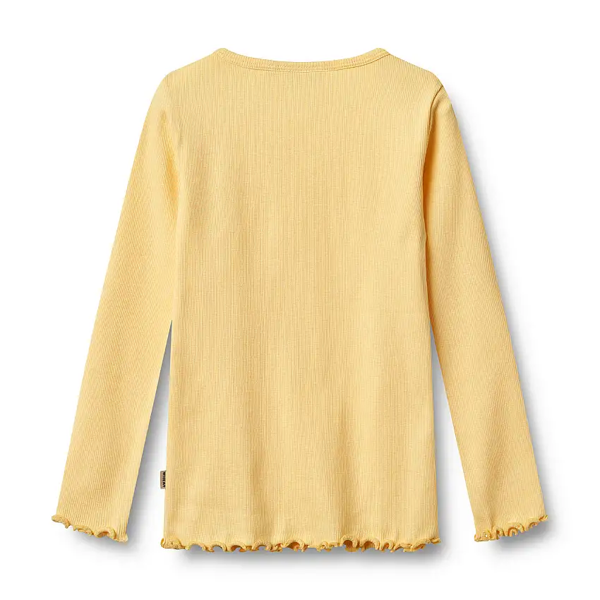 WHEAT T-Shirt Long Sleeve Ida Golden Yellow Str 128/8 år