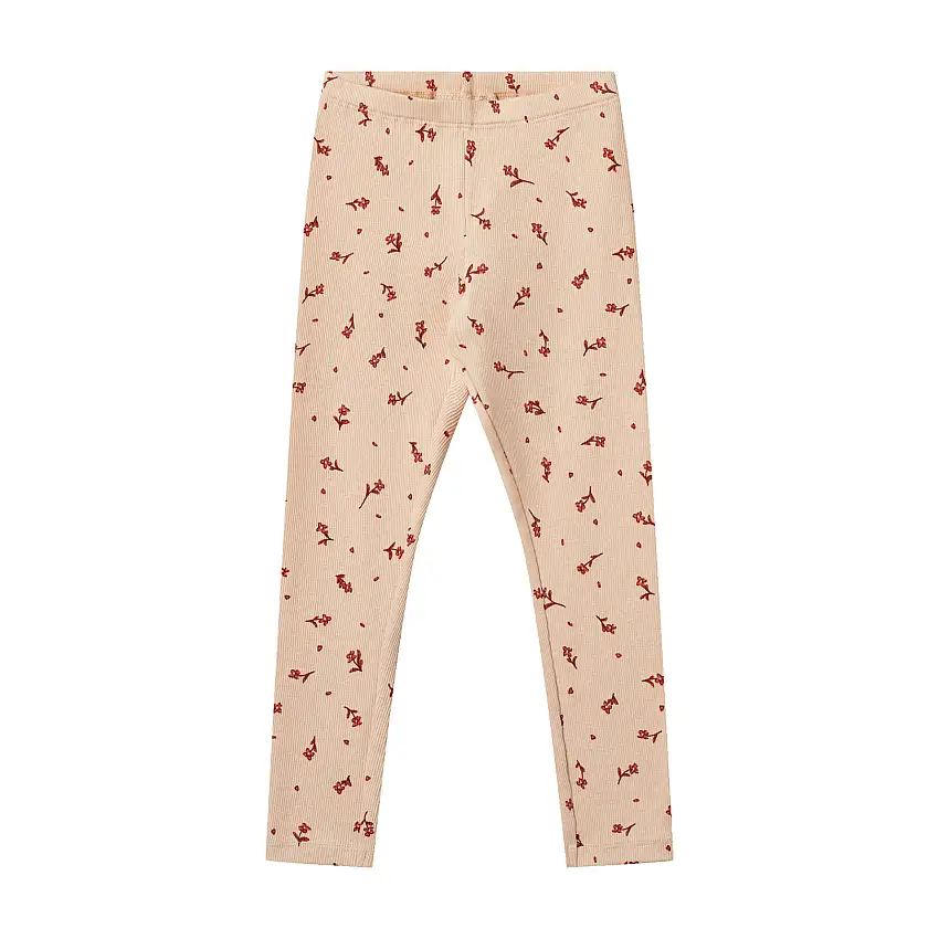 WHEAT Jersey Legggings Jules Rose Water Flowers Str 116/6 år