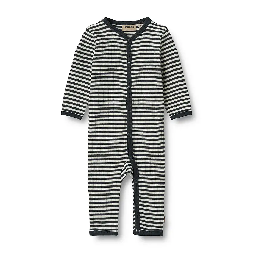 WHEAT Jumpsuit Long Sleeve Dusty Navy Sea Stripe Str 50/ 0 m
