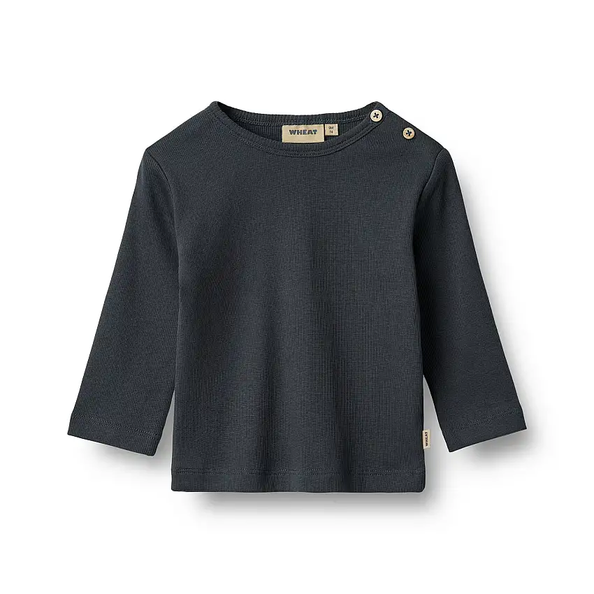 WHEAT T-Shirt Long Sleeve Milo Navy Str 86/18 m