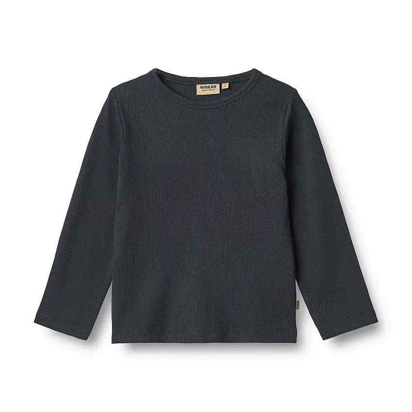 WHEAT T-Shirt Long Sleeve Milo Navy Str 98/ 3 år