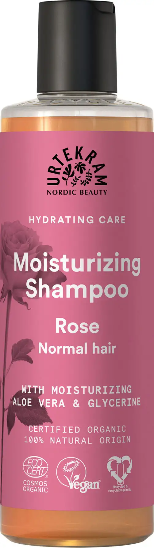Urtekram Moisturizing Shampoo Rose / Normalt hår 250 ml
