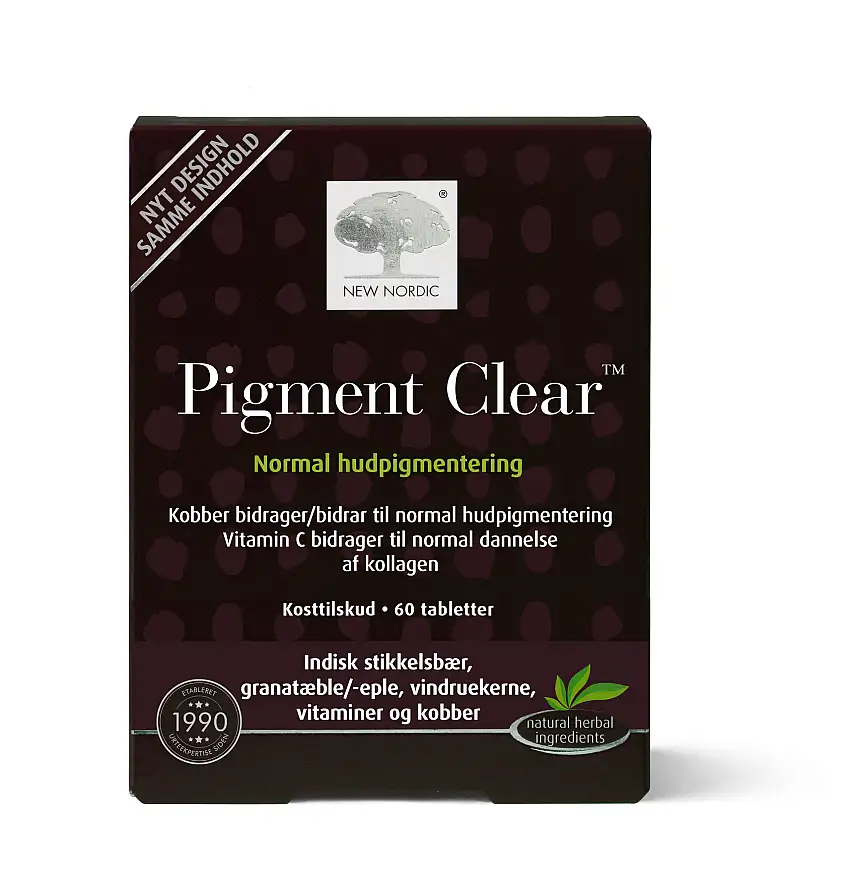 New Nordic Skin Care Pigment Clear 60 tabl.