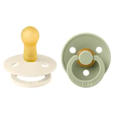 BIBS Colour size 2 ivory/sage