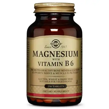 SOLGAR MAGNESIUM + B6