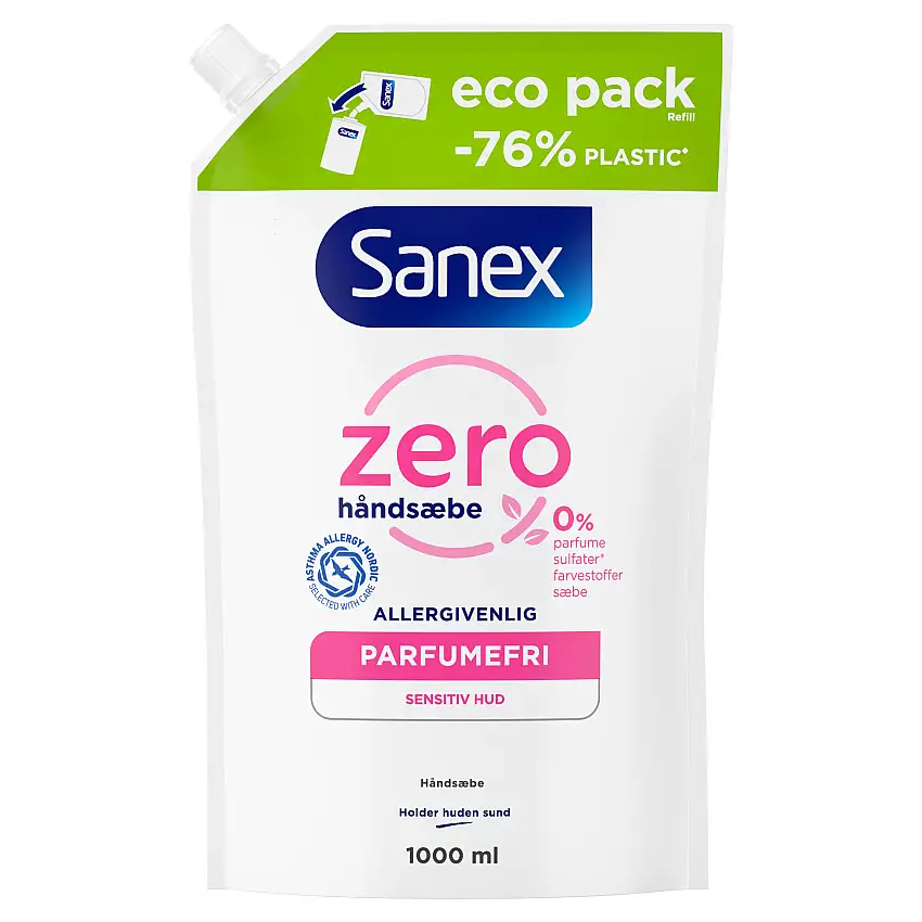 Sanex Zero% Flydende Håndsæbe