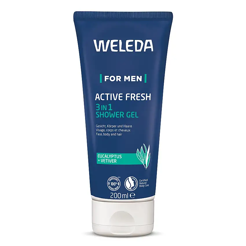 Weleda Active Fresh 3in1 Shower Gel for Men