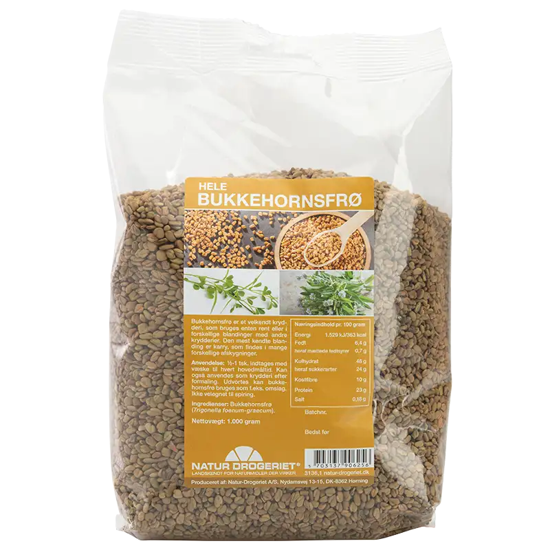 Natur Drogeriet Bukkehornsfrø hele (1 kg)