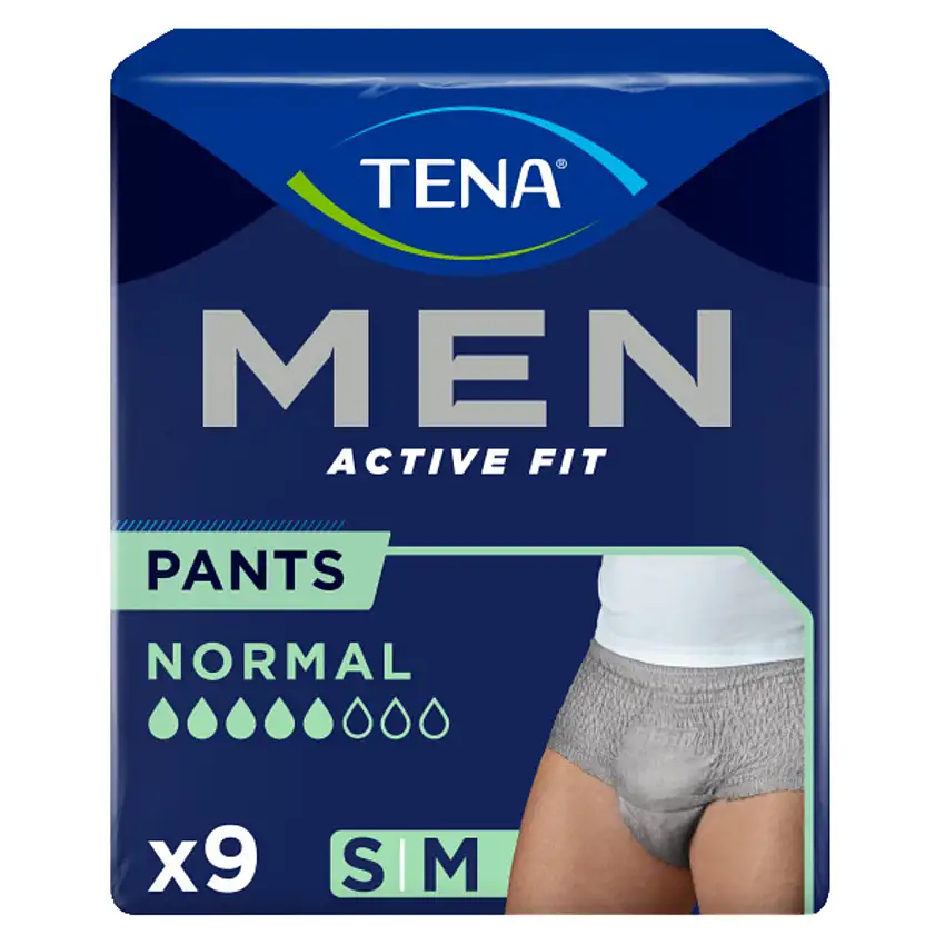 Tena Men Active Fit Pants Grå S/M