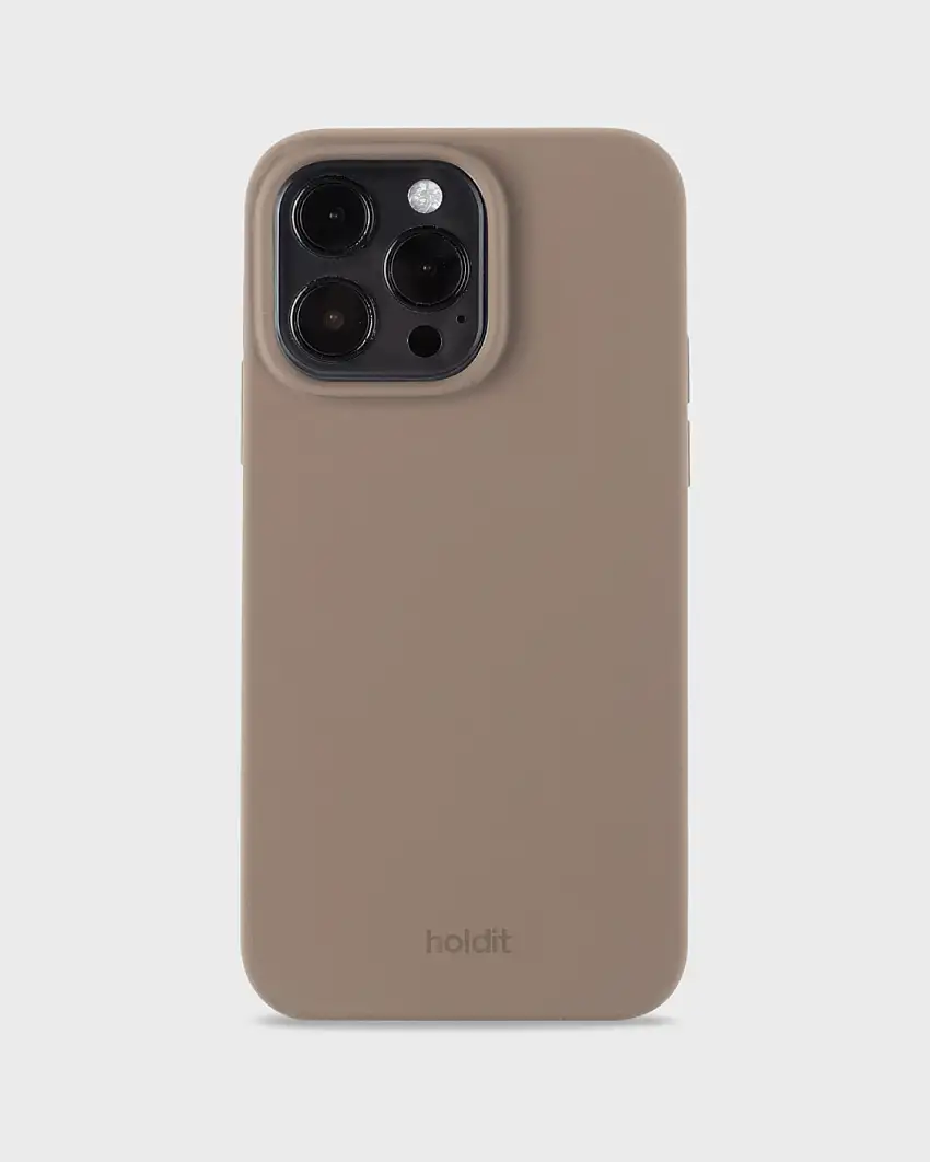 HOLDIT Silicone Case iPhone Mocha Brown 14 ProMax