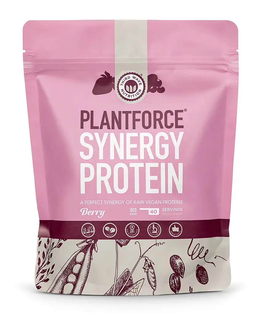Plantforce Synergy Protein Vegansk Berry 800 g