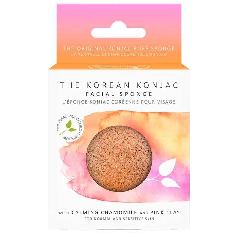The Konjac Sponge Premium Calming Chamomile (1 stk)
