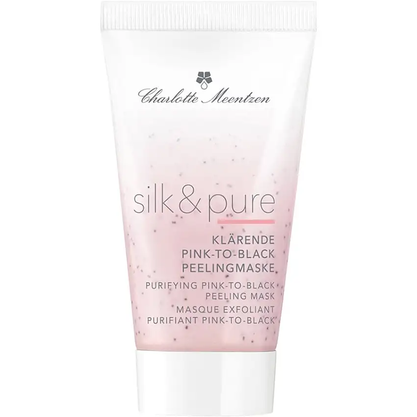 Charlotte Meentzen Silk & Pure Rensende Pink-To-Black Peelingmaske 50 ml