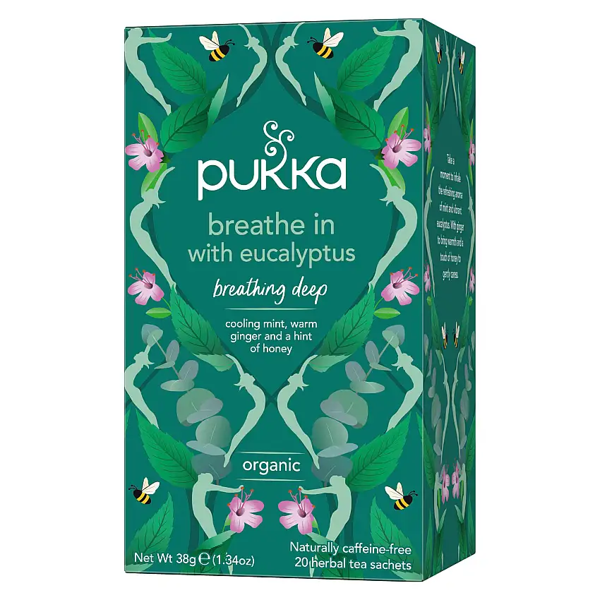 Pukka Breathe In Eucalyptus te Ø 20 breve