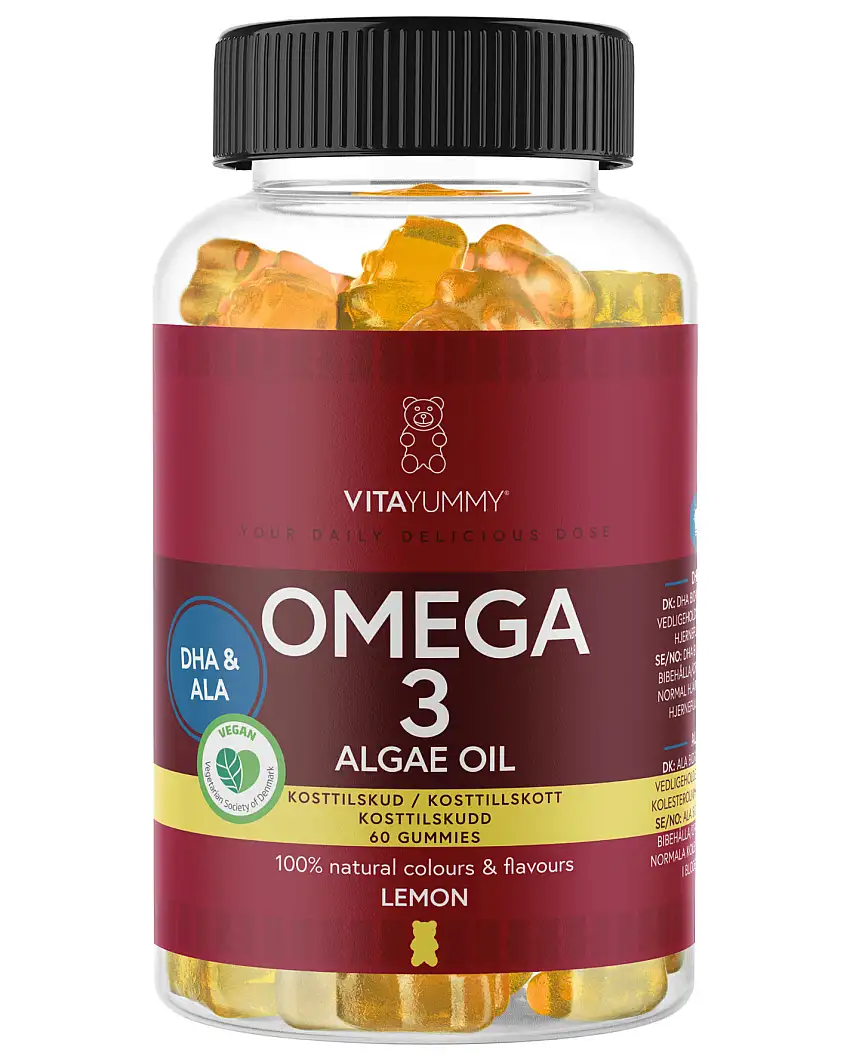 VitaYummy Omega 3 Lemon 60 stk.