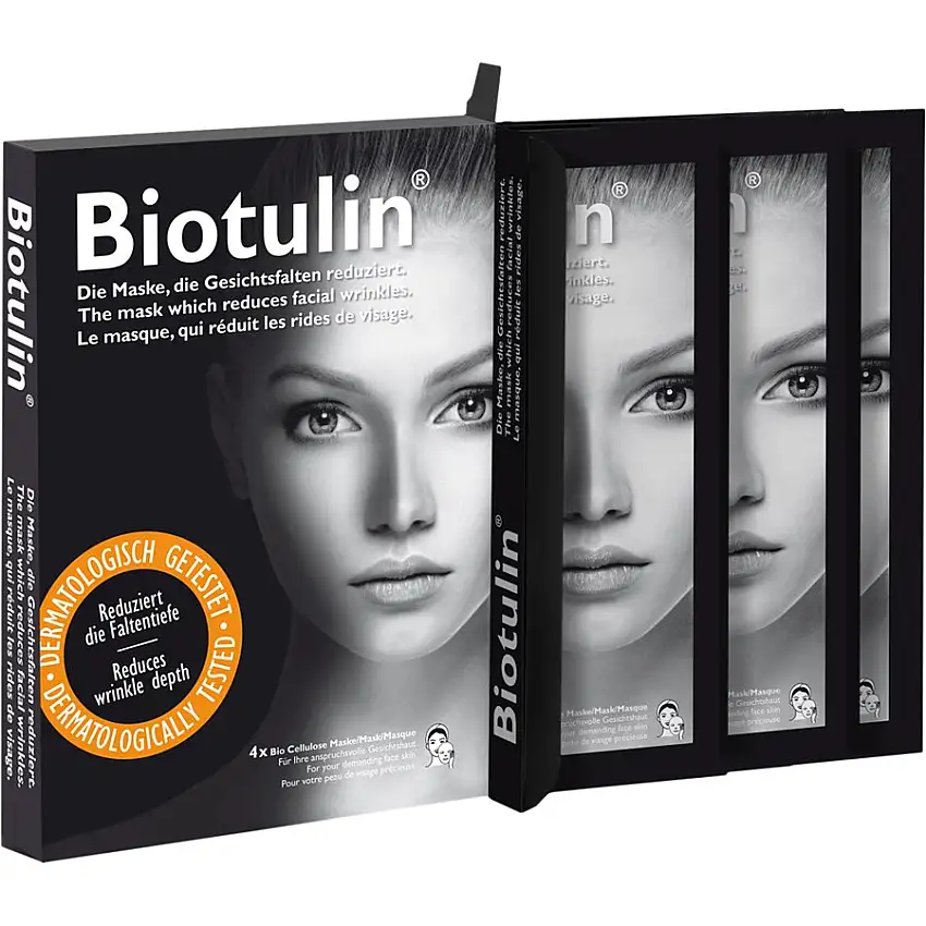 Biotulin Ansigtspleje Bio Cellulose Mask 4 x 8 ml