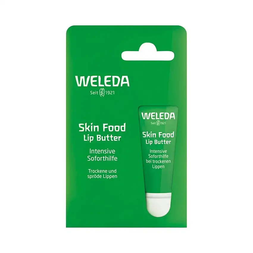 Weleda Øjen- og læbepleje Skin Food Lip Butter Rig og nærende for tørre læber 8 ml