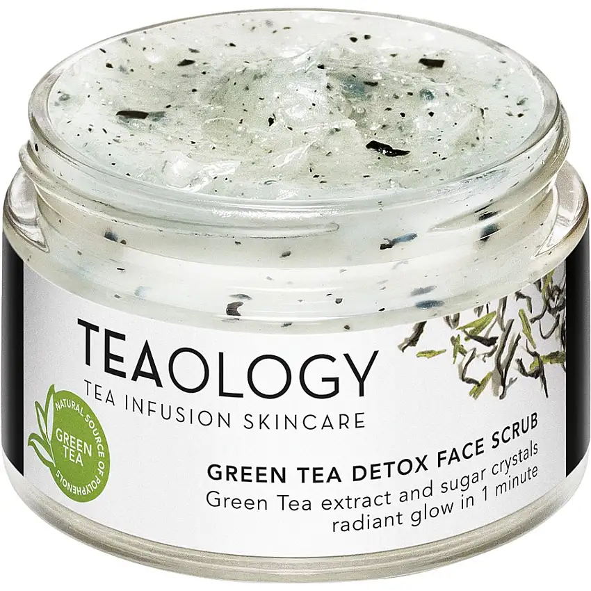 Teaology Ansigtspleje Detox Face Scrub Grøn te 50 ml