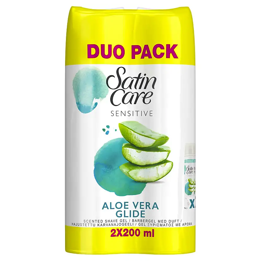 Gillette Satin Care Sensitive Aloe Vera Glide 2 x 200 ml
