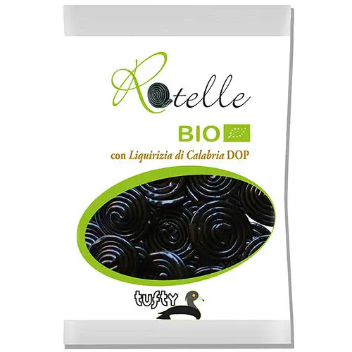 Lakridsruller, Hjul Tufty Økologisk | 80 gr