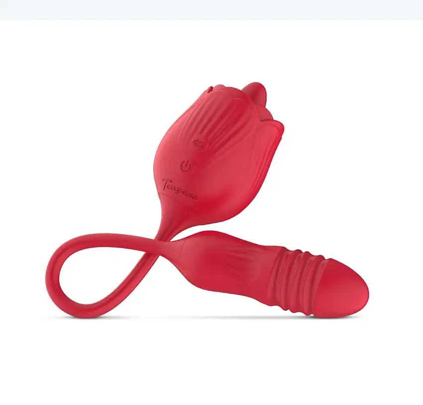 EasyToys Licking Rose & Bumping Egg Vibrator