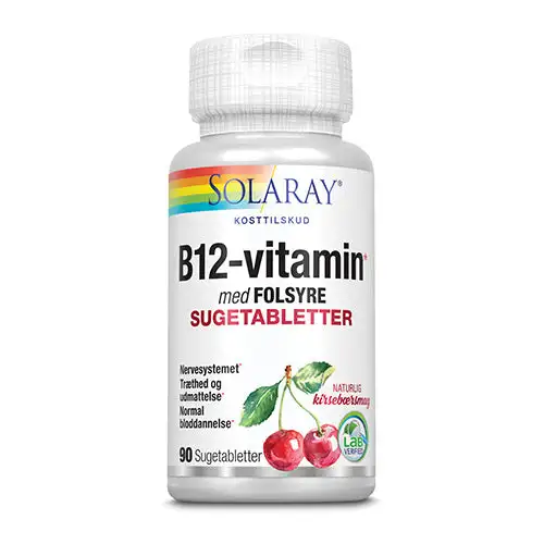 B12 Vitamin Med Folsyre | 90 Tabl.