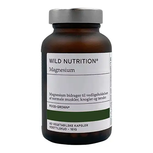 Magnesium For Alle Food-grown | 60 kapsler