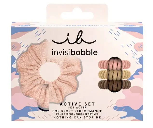 Invisibobble Nothing Can Stope Me Active Set 4 stk