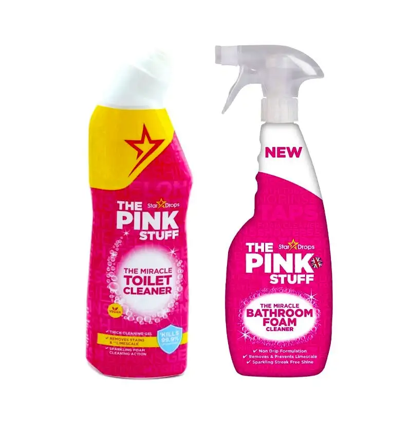 Stardrops The Pink Stuff Bathroom Cleaner & Toilet Gel 2 x 750 ml