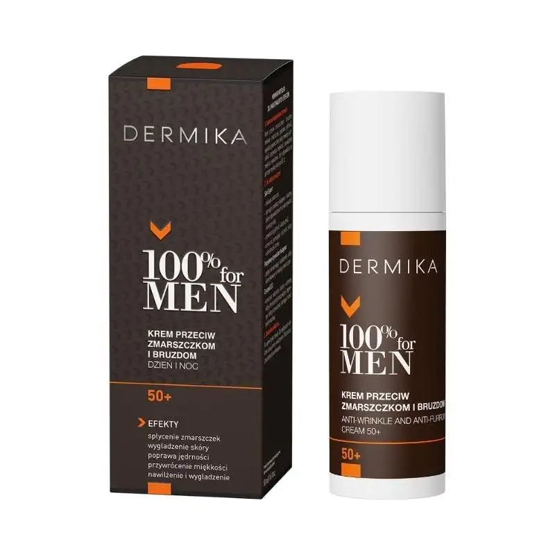 Dermika 100% For Men Cream Against Wrinkles And Furrows 50 ml
