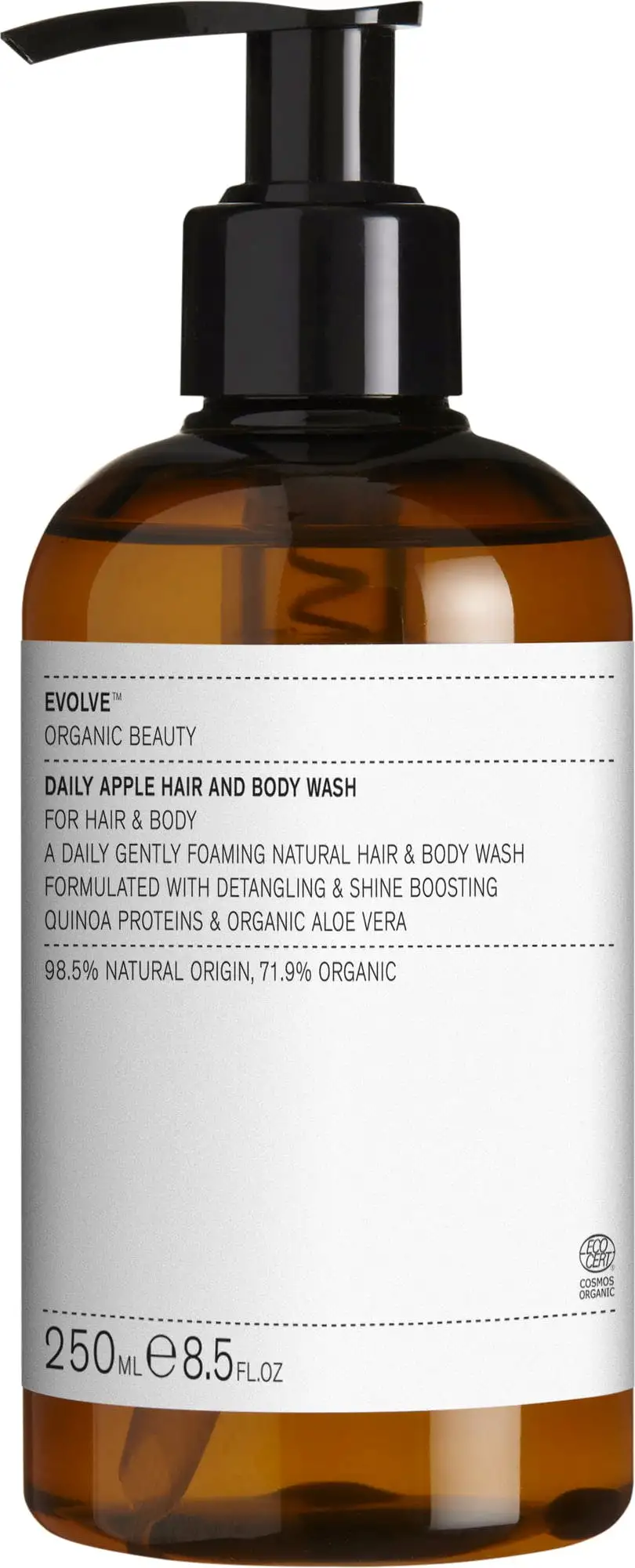 Evolve Organic Beauty Evolve Daily Apple Hair And Body Wash, 250 ml