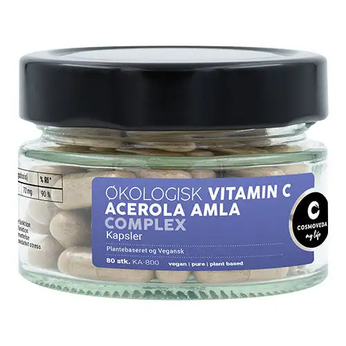 Vitamin C M. Acerola & Amla Ø | 80 kapsler