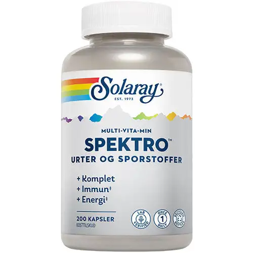 Spektro Multivitamin M. Jern Og K2 | 200 kapsler