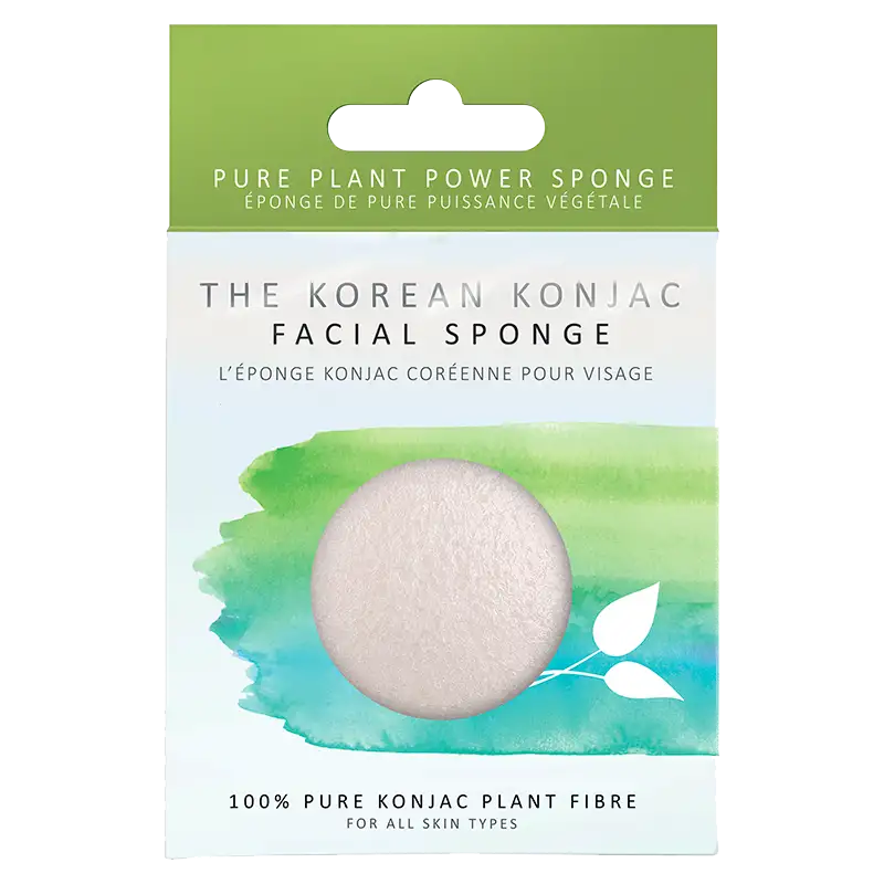 The Konjac Sponge Premium Pure White (1 stk)