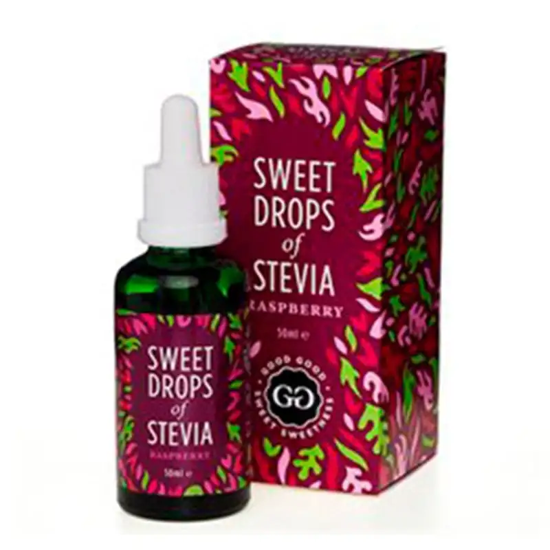 Good Good Stevia Dråber Hindbær (50 ml)