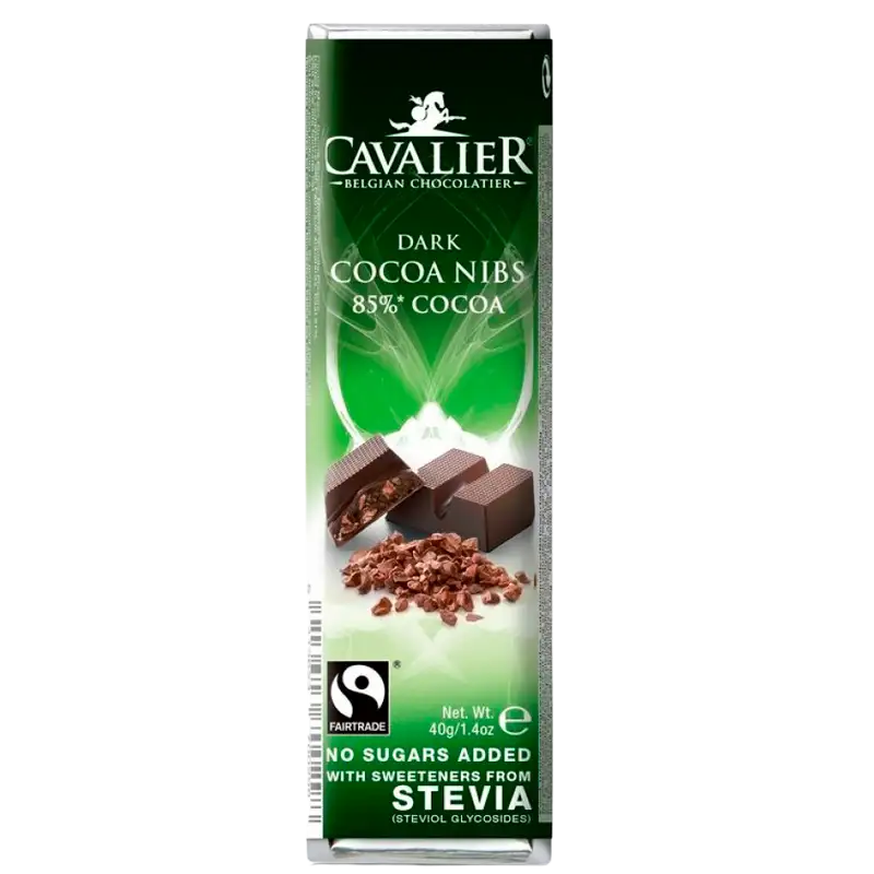 Cavalier Chokoladebar Mørk (44 gr)