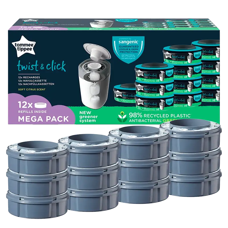 Tommee Tippee Sangenic Twist & Click Refill (12 stk)