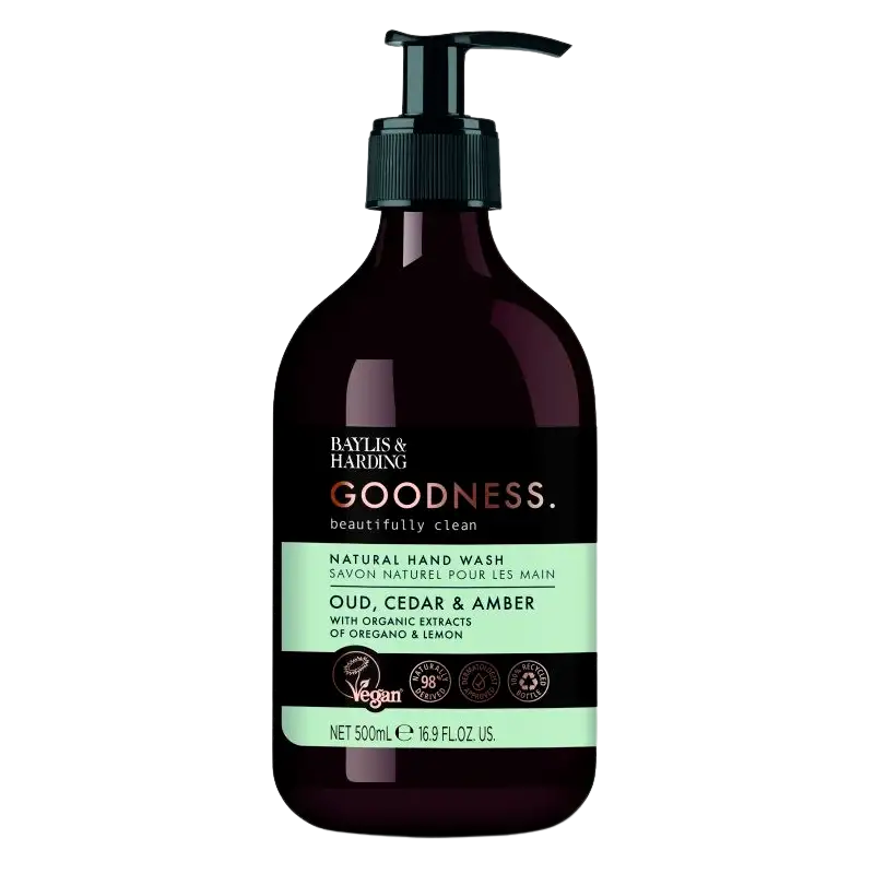 Baylis & Harding Goodness Oud, Cedar & Amber Hand Wash (500 ml)