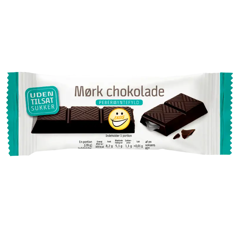 EASIS Mørk Chokoladebar Med Mintfyld (28 g)