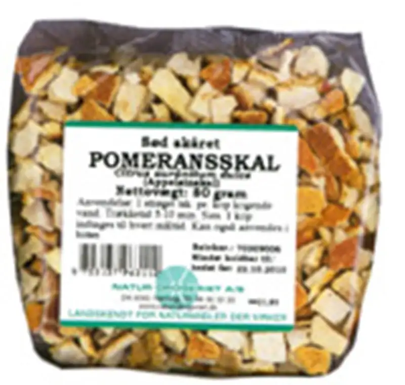 Natur Drogeriet Sød Appelsinskal Skåret (1000 gr)