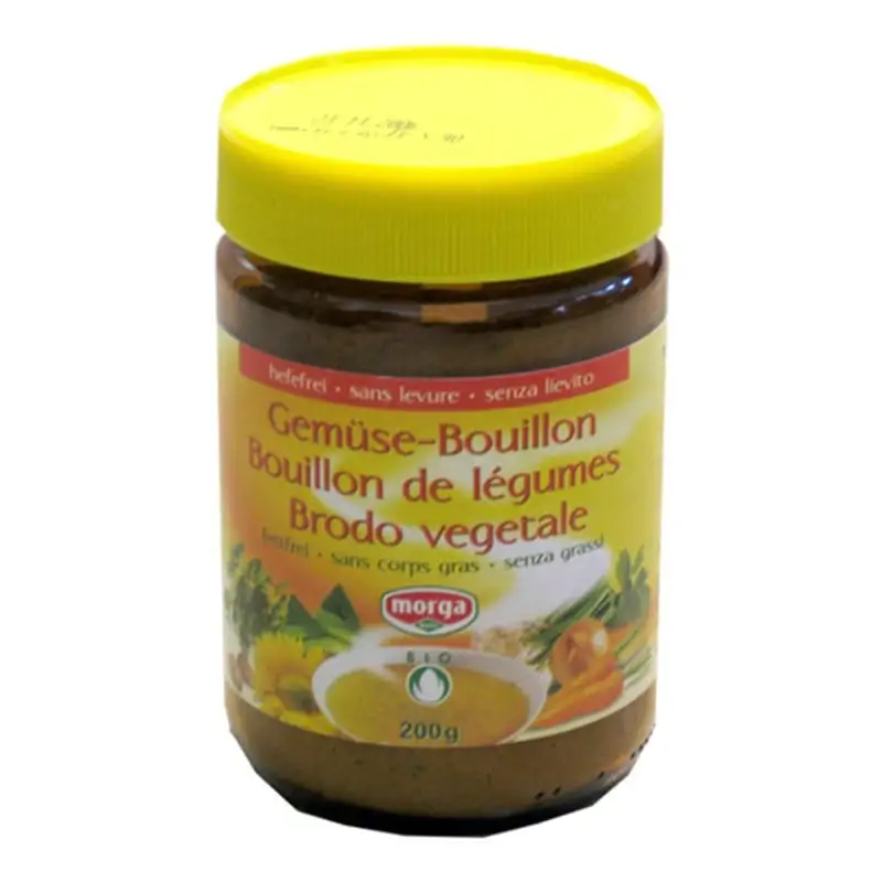 Morga Grønsagsbouillon Pulver uden Gær Ø (200 gr)
